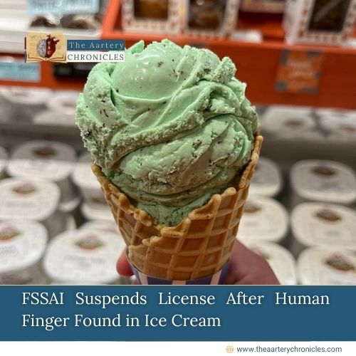 FSSAI Suspends Pune Ice Cream Manufacturer's License Over Human Finger Found in Product