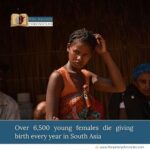 South Asia is home to 290 million child brides, representing nearly half of the world's total.