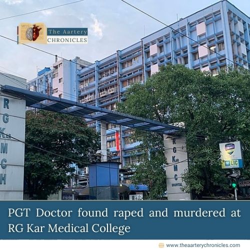 PGT Doctor Found raped and murdered at RG Kar Medical College