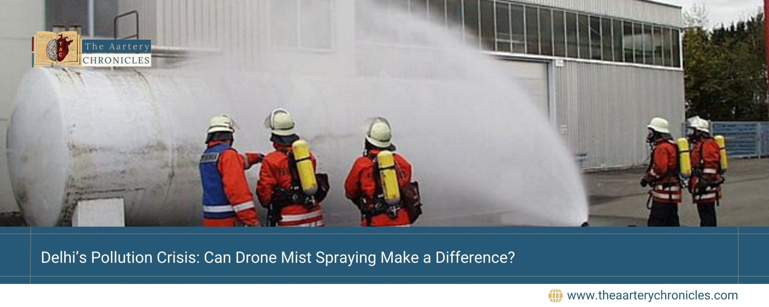 Drones used in this pilot can carry up to 15 litres of water, which they release as a fine mist