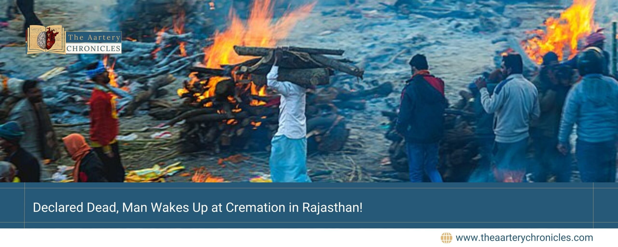 In a surprising turn of events, as Kumar’s body was being prepared for cremation, he began to breathe.