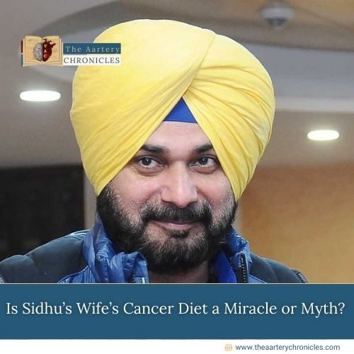 Sidhu’s remarks were criticized after Mumbai’s Tata Memorial Hospital challenged his claims that herbs like turmeric and neem supported his wife’s recovery