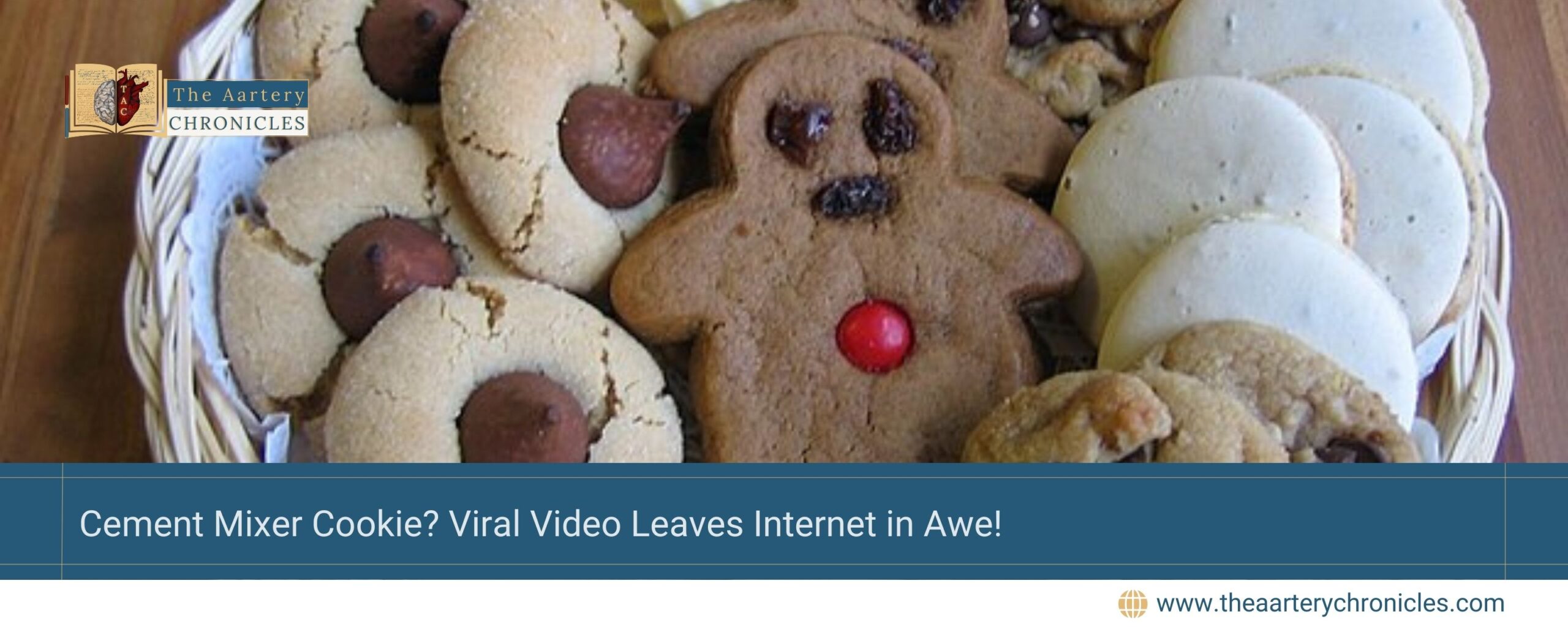 In a video shared on Instagram, a person swapped traditional baking equipment for a cement mixer to create an enormous cookie.