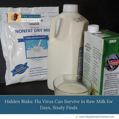 Hidden-Risks:-Flu-Virus-Can-Survive-in-Raw-Milk-for-Days,-Study-Finds-The-Aartery-Chronicles-TAC