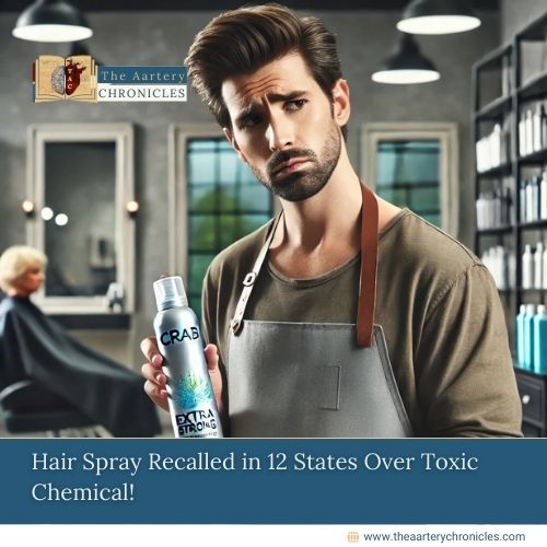 Hair Spray Recalled in 12 States Over Toxic Chemical!