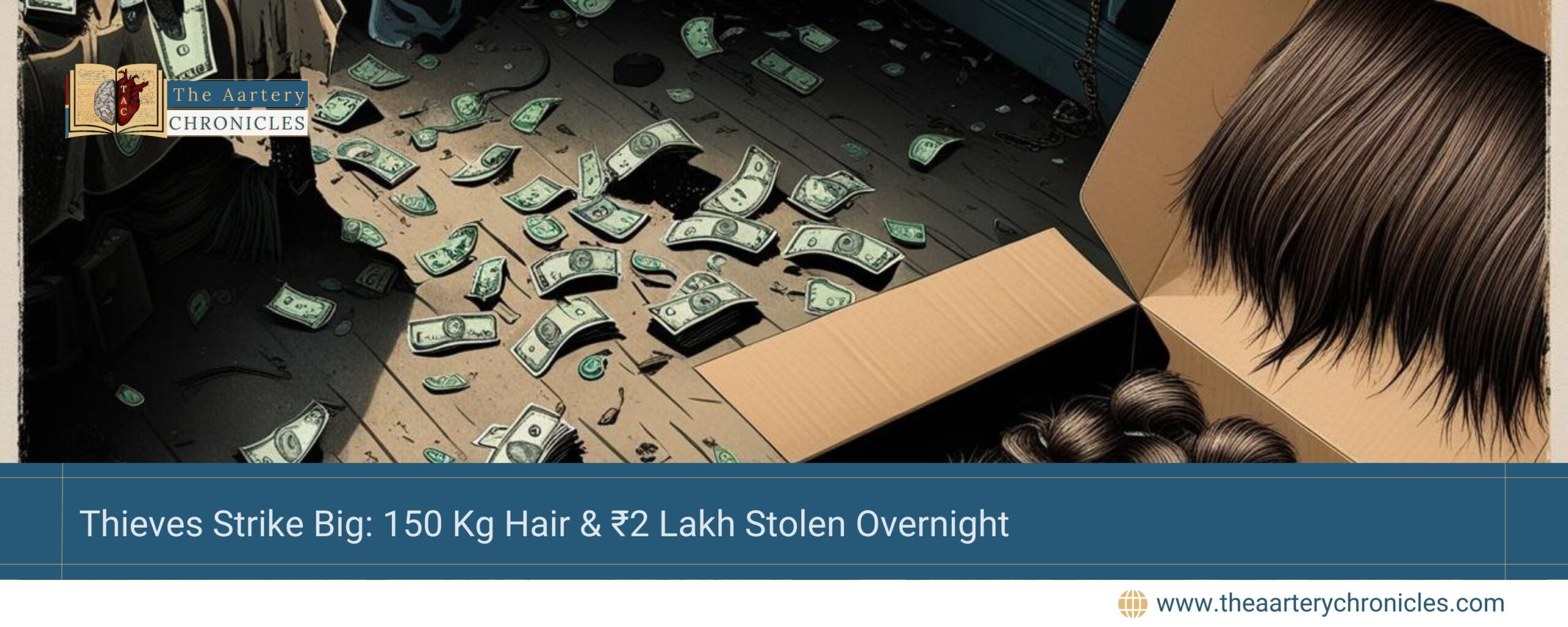 Thieves Strike Big: 150 Kg Hair & ₹2 Lakh Stolen Overnight