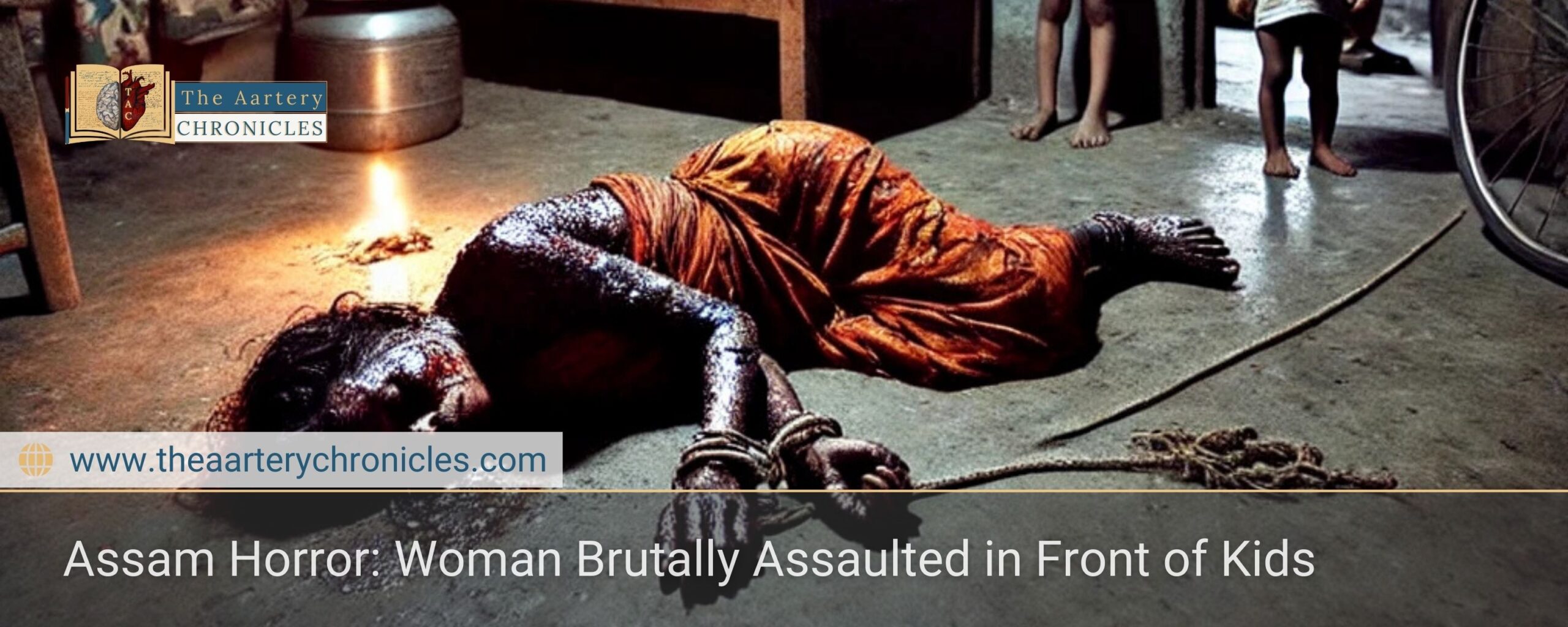 Assam Horror: Woman Brutally Assaulted in Front of Kids