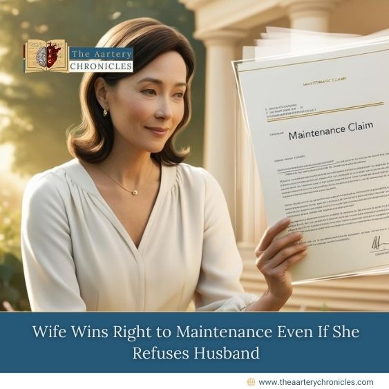 Wife Wins Right to Maintenance Even If She Refuses Husband