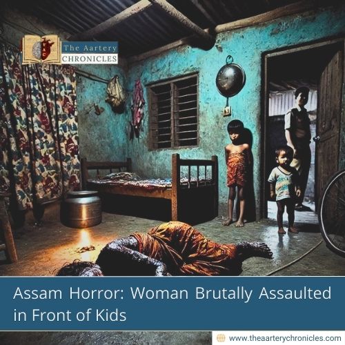 Assam Horror: Woman Brutally Assaulted in Front of Kids