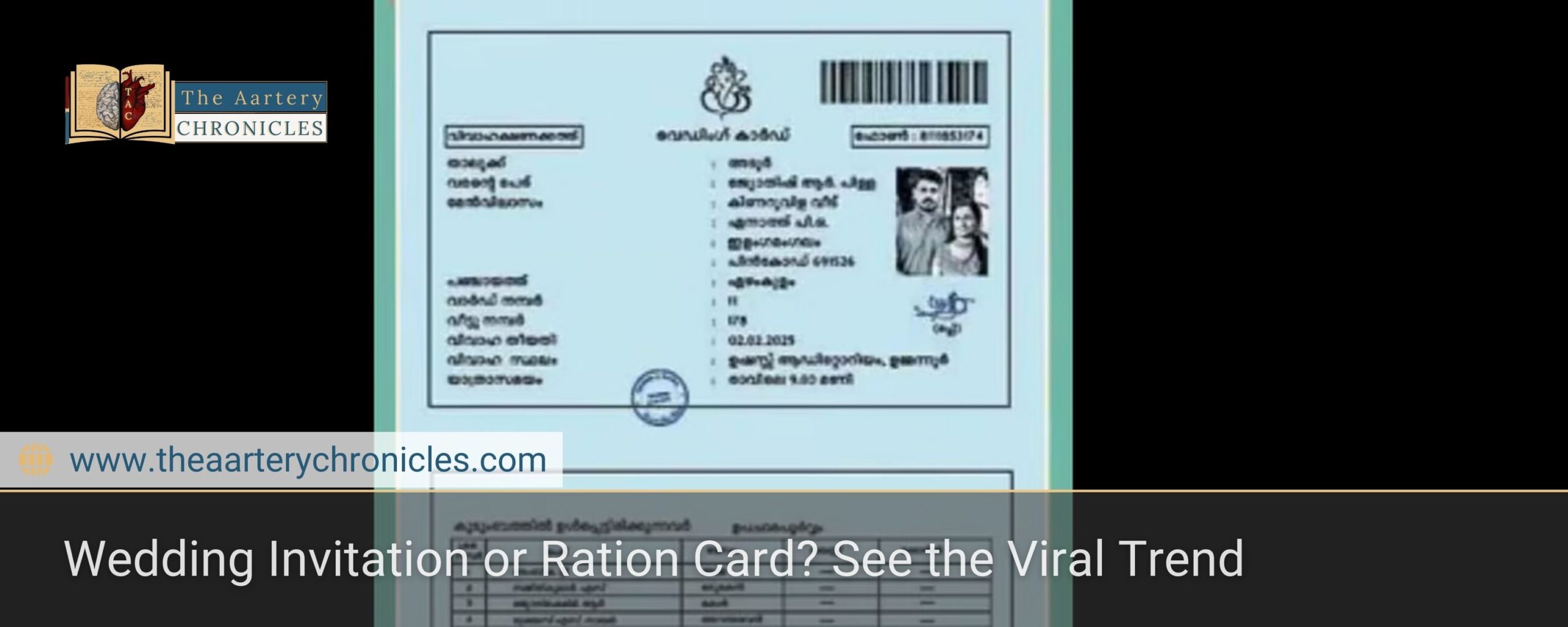 Wedding Invitation or Ration Card? See the Viral Trend