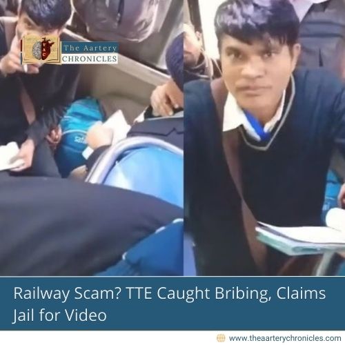 Railway Scam? TTE Caught Bribing, Claims Jail for Video