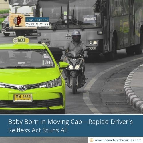 Baby Born in Moving Cab—Rapido Driver's Selfless Act Stuns All