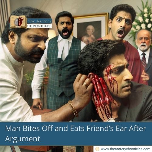 Man Bites Off and Eats Friend’s Ear After Argument