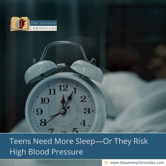 Teens Need More Sleep—Or They Risk High Blood Pressure