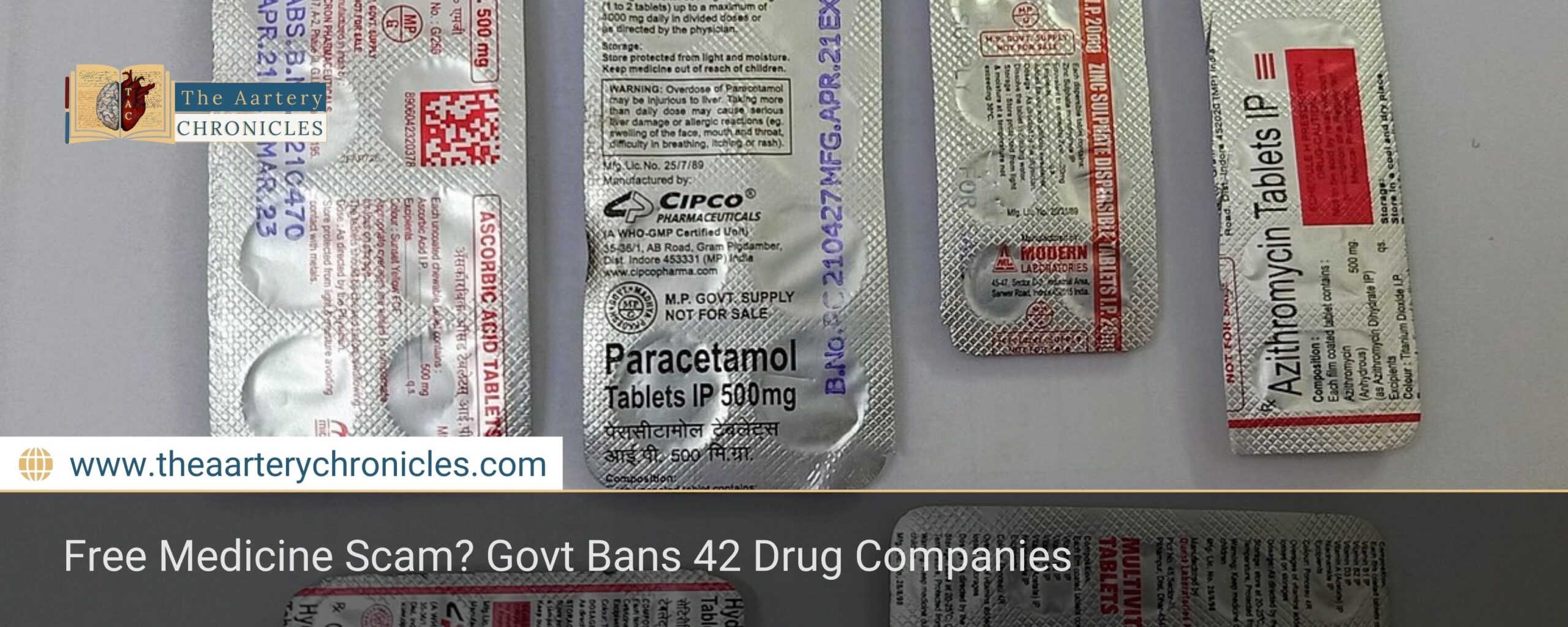 Free Medicine Scam? Govt Bans 42 Drug Companies