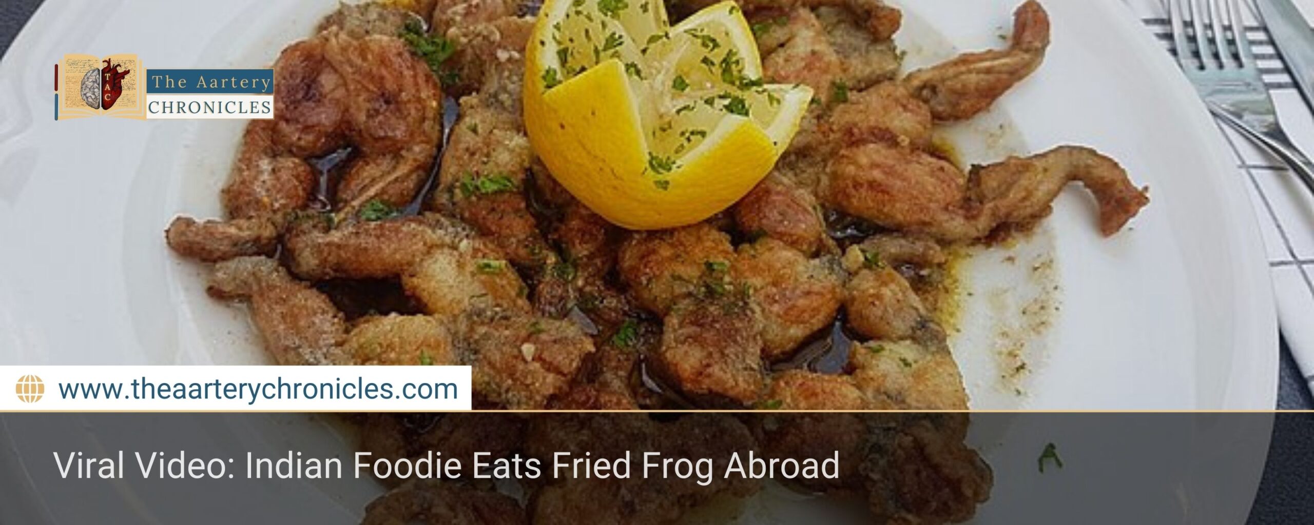 Viral Video: Indian Foodie Eats Fried Frog Abroad
