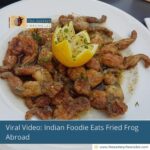 Viral Video: Indian Foodie Eats Fried Frog Abroad