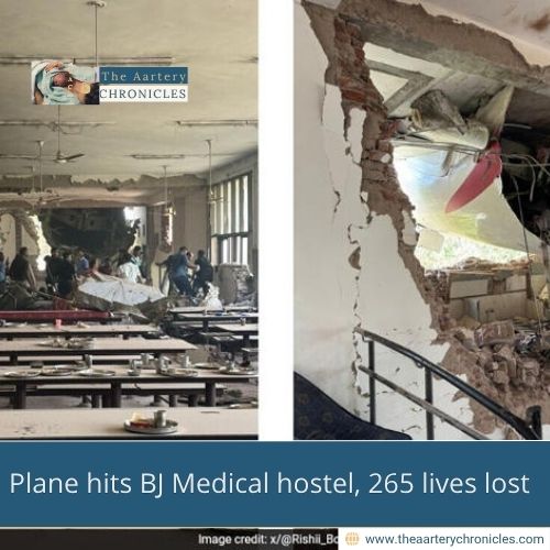 Plane hits BJ Medical hostel, 265 lives lost