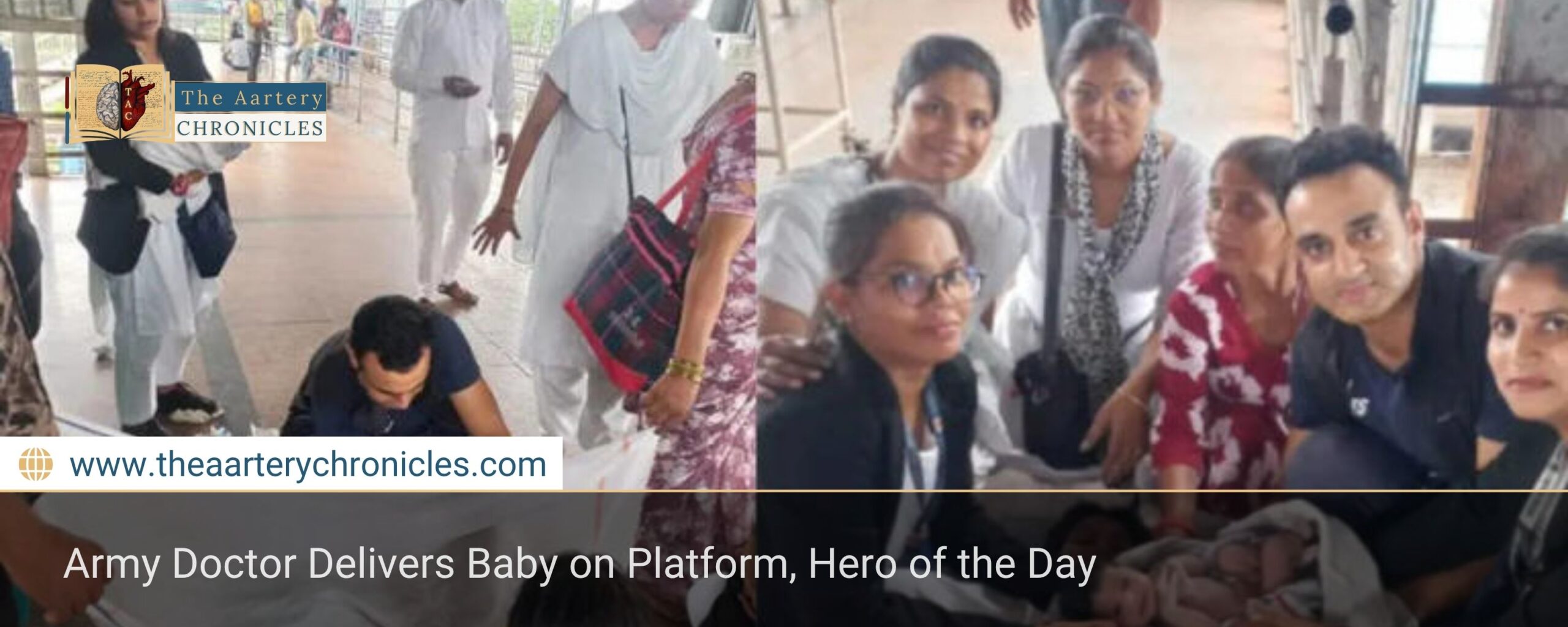 Army Doctor Delivers Baby on Platform, Hero of the Day