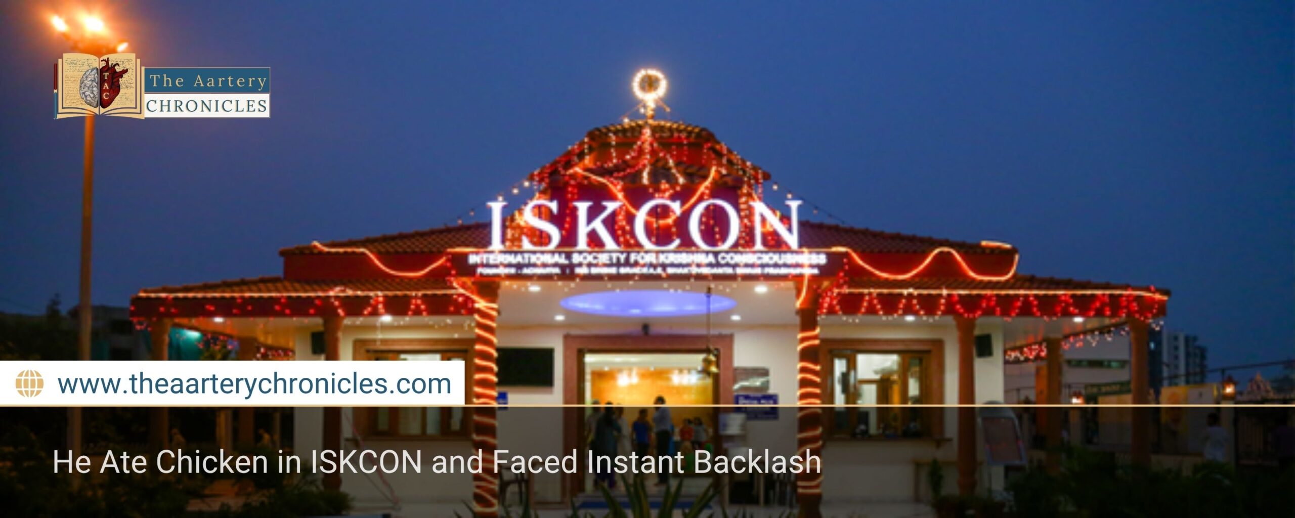 He Ate Chicken in ISKCON and Faced Instant Backlash