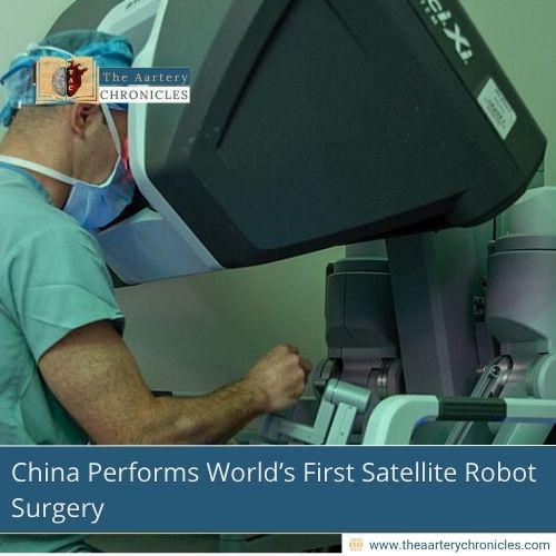 China Performs World’s First Satellite Robot Surgery