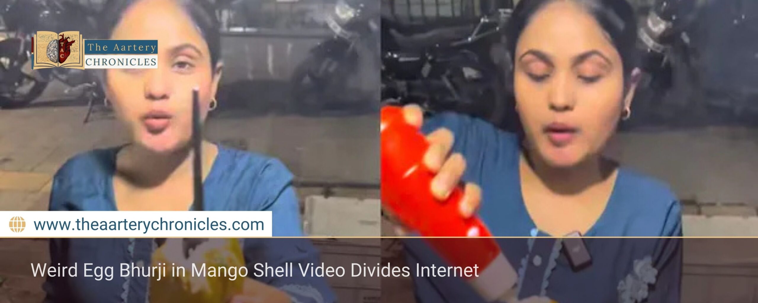 Weird Egg Bhurji in Mango Shell Video Divides Internet