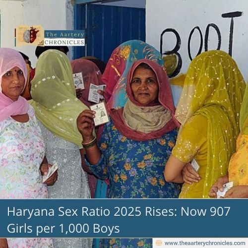 Haryana Sex Ratio 2025 Rises: Now 907 Girls per 1,000 Boys