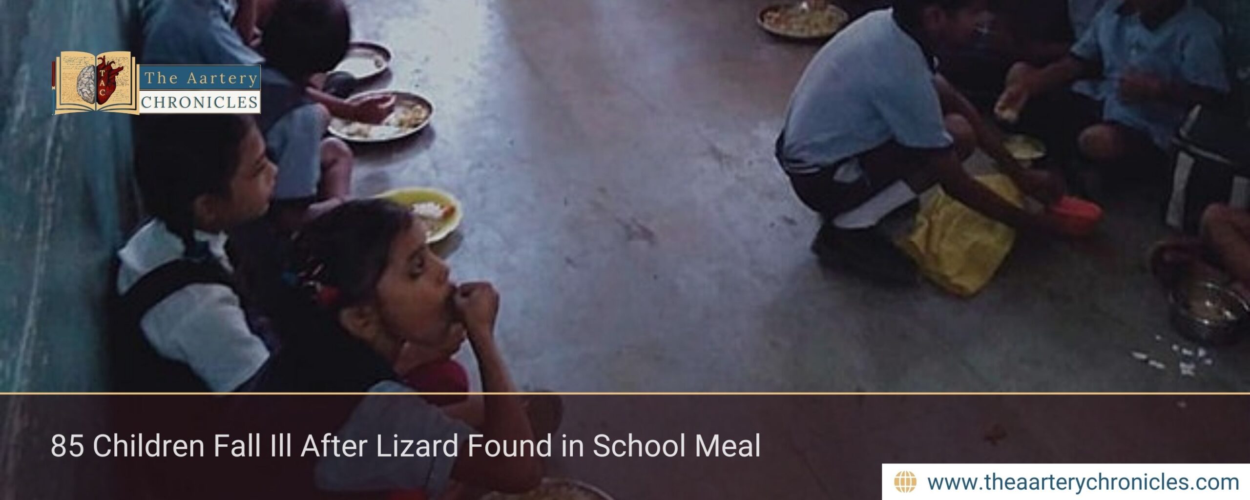 85 Children Fall Ill After Lizard Found in School Meal