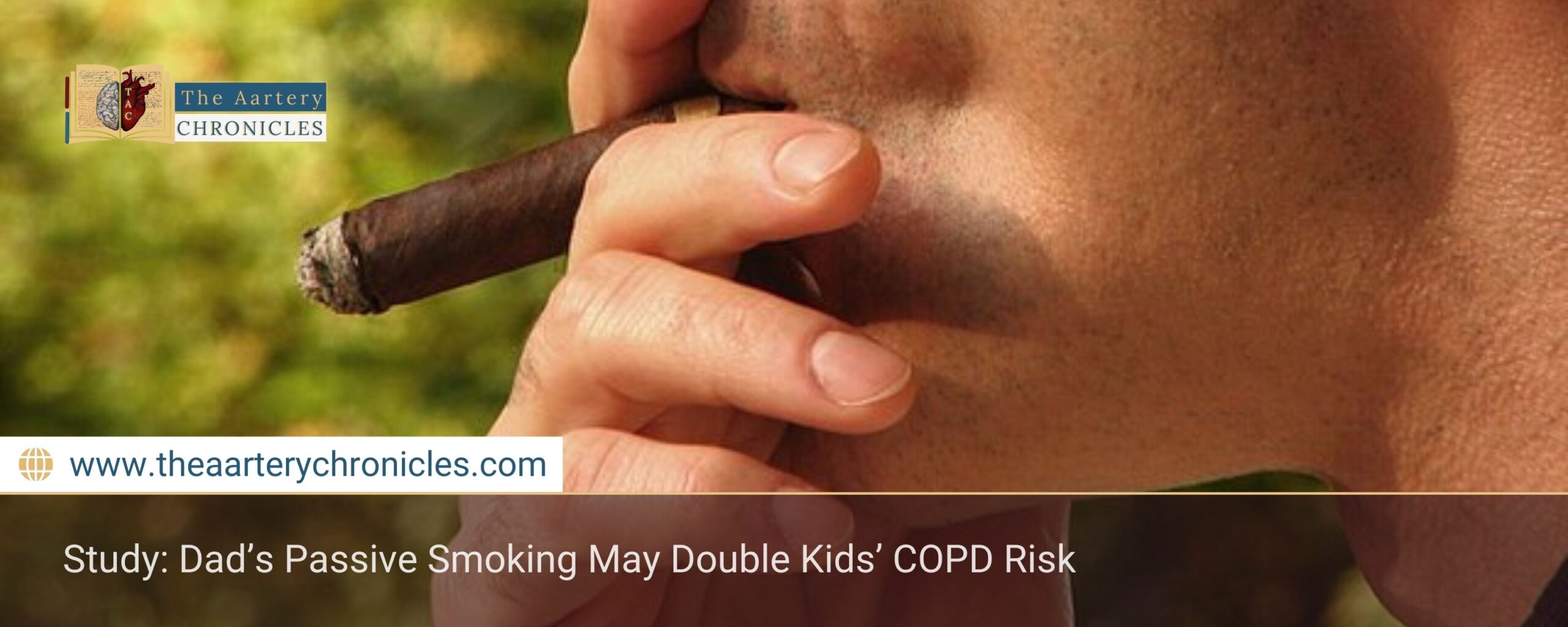 Study: Dad’s Passive Smoking May Double Kids’ COPD Risk