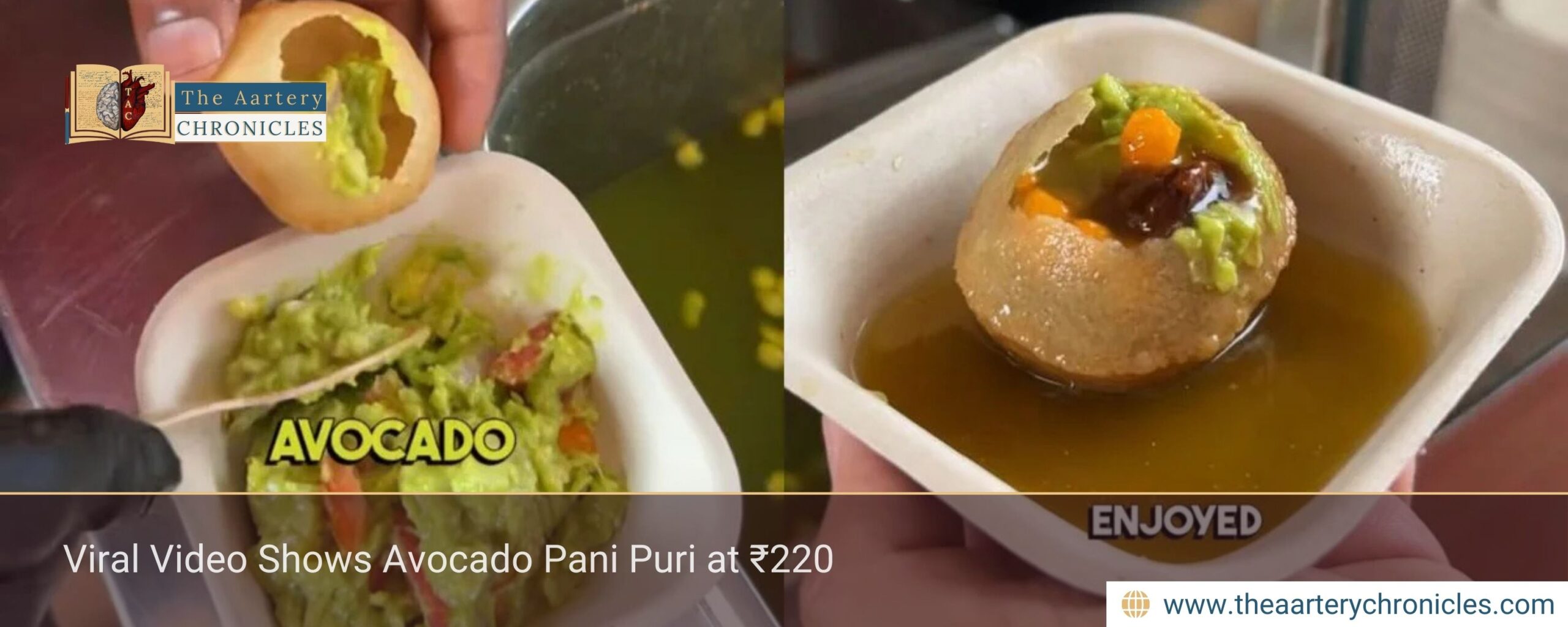 Viral Video Shows Avocado Pani Puri at ₹220