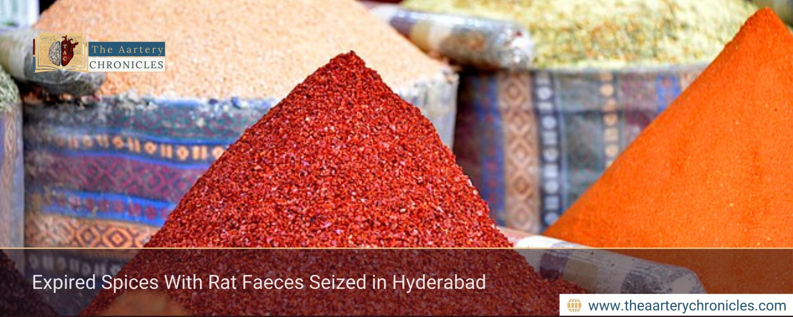 Expired Spices With Rat Faeces Seized in Hyderabad