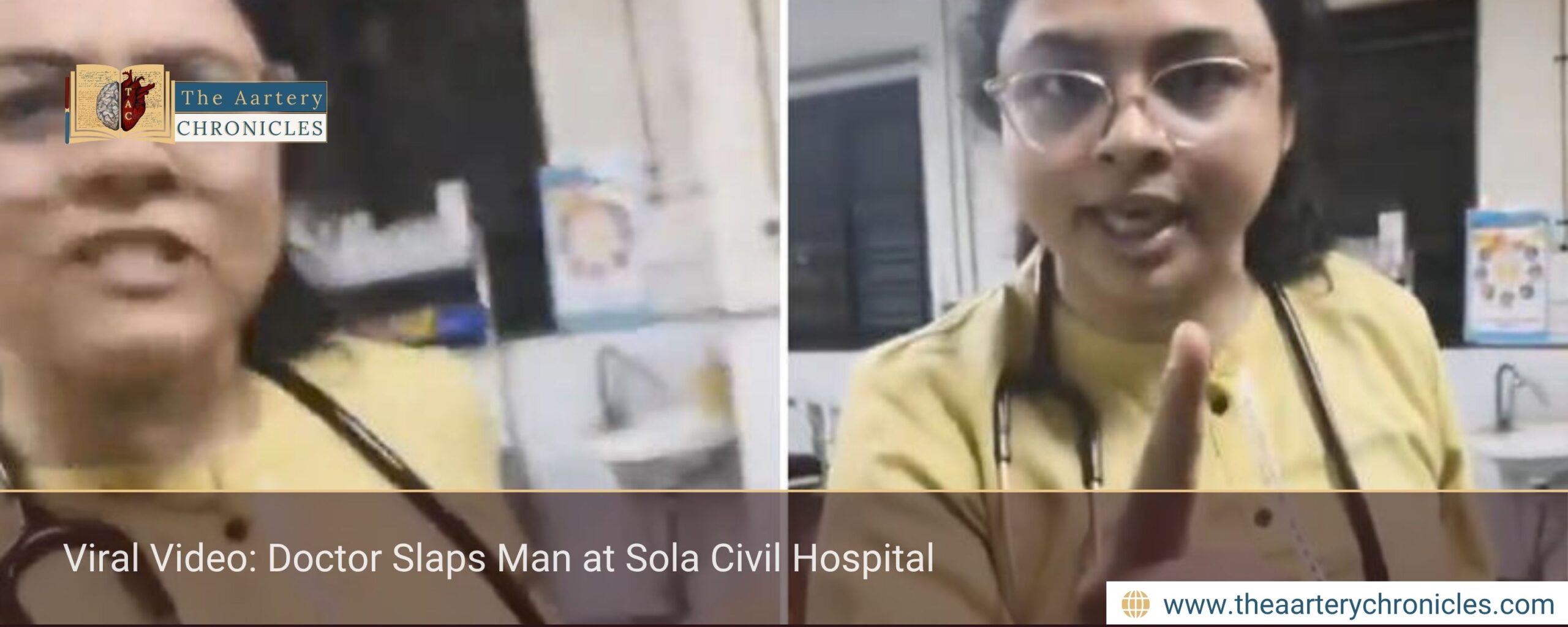 Viral Video: Doctor Slaps Man at Sola Civil Hospital