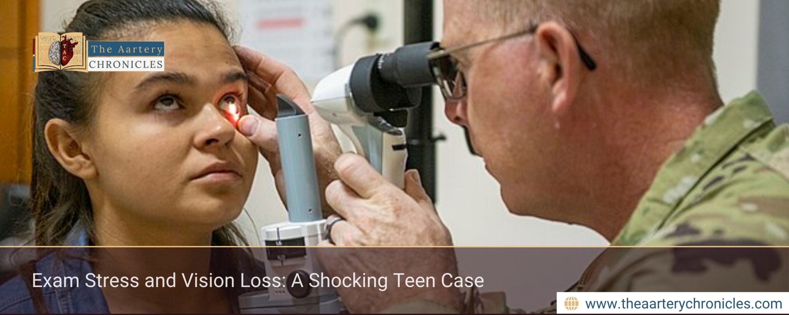Exam Stress and Vision Loss: A Shocking Teen Case