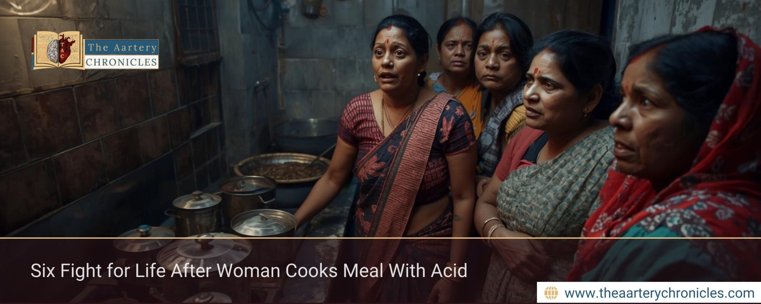 Six Fight for Life After Woman Cooks Meal With Acid