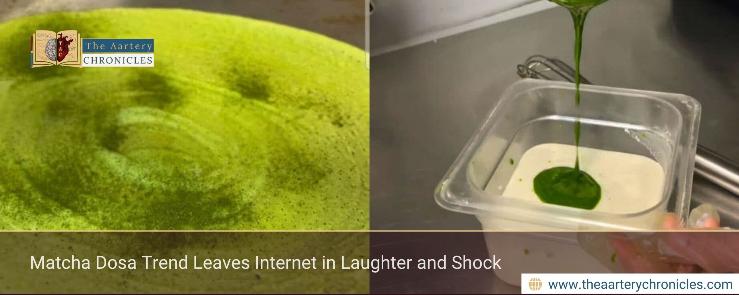 Matcha Dosa Trend Leaves Internet in Laughter and Shock