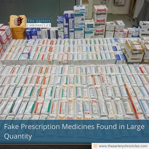 Fake Prescription Medicines Found in Large Quantity