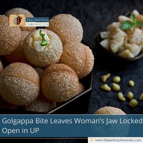 Golgappa Bite Leaves Woman’s Jaw Locked Open in UP
