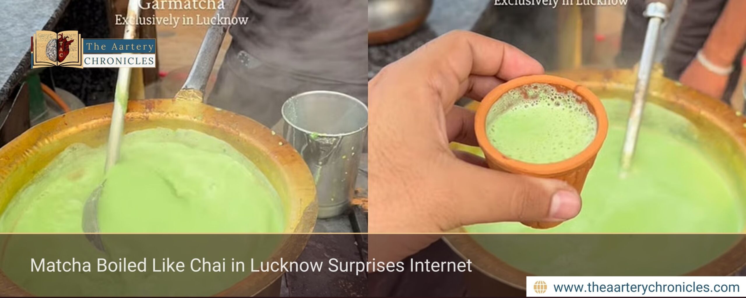 Matcha Boiled Like Chai in Lucknow Surprises Internet