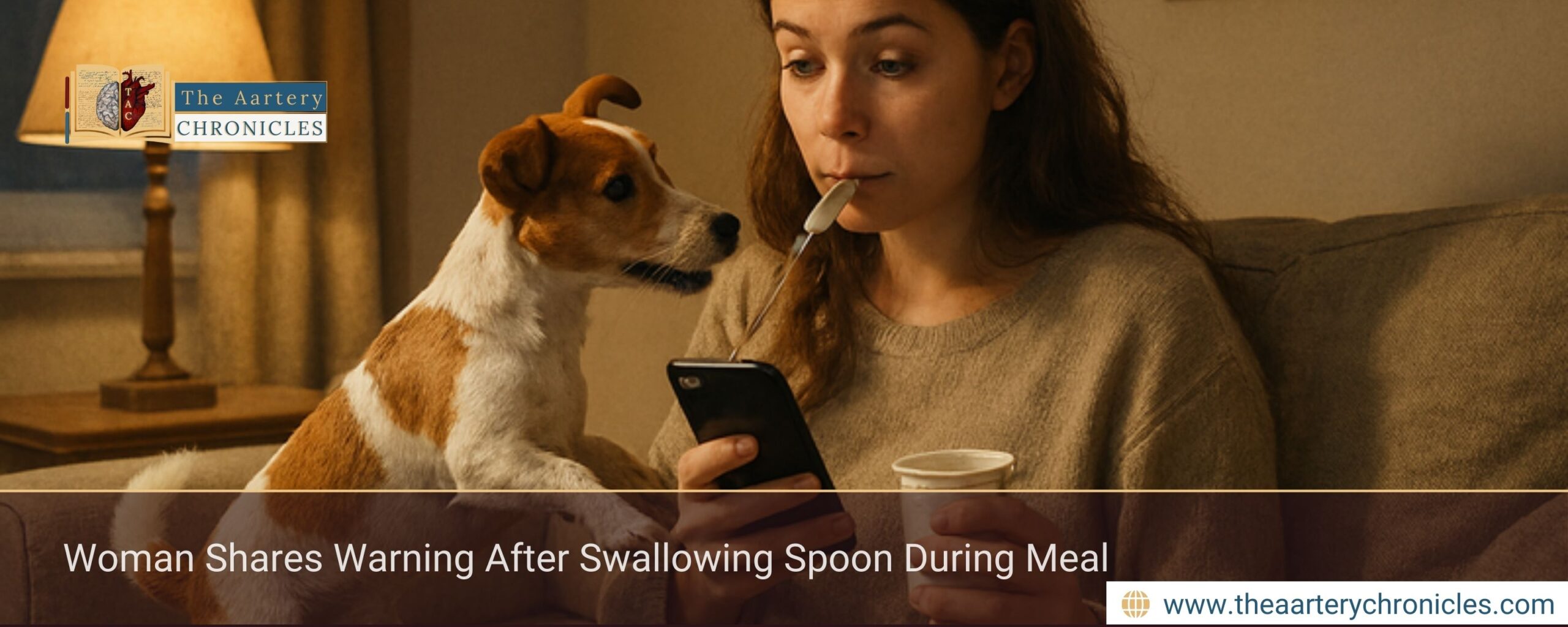 Woman Shares Warning After Swallowing Spoon During Meal