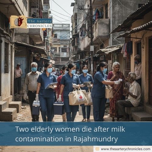 Two elderly women die after milk contamination in Rajahmundry