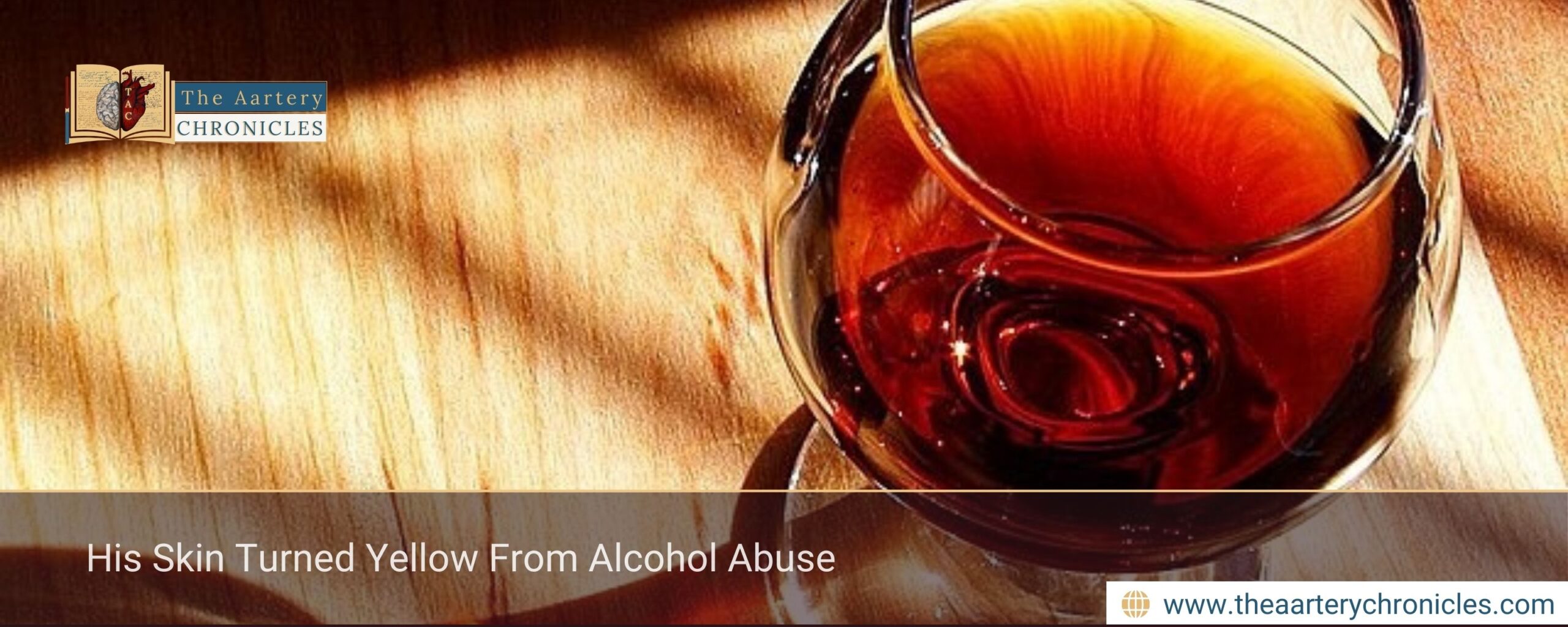 His Skin Turned Yellow From Alcohol Abuse