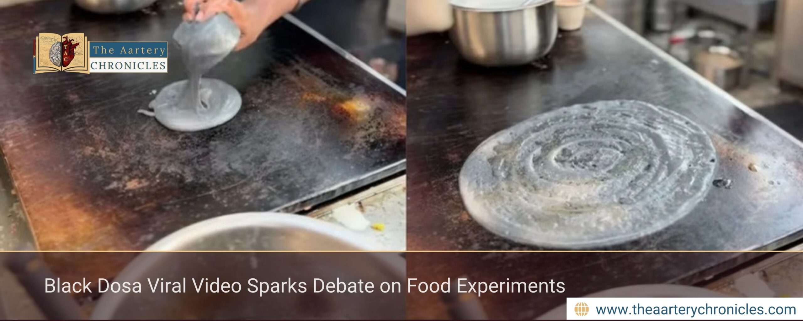 Black Dosa Viral Video Sparks Debate on Food Experiments