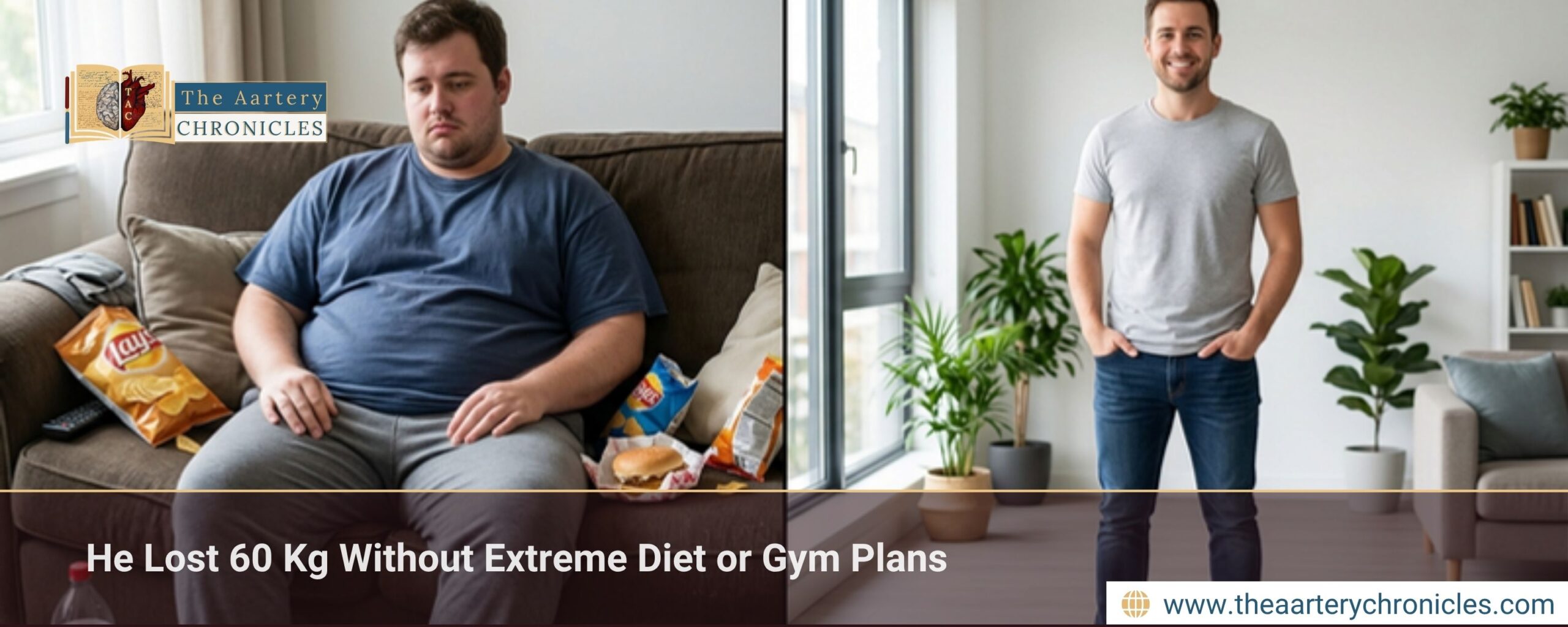 He Lost 60 Kg Without Extreme Diet or Gym Plans